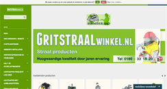 Desktop Screenshot of gritstraalwinkel.nl